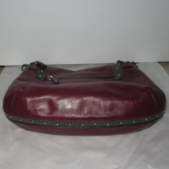 Anya Hindmarch Maxi Zip Studded Bi-Color Hobo/ Shoulder Bag - Picture 7 of 14